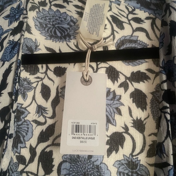 Lucky brand.New with tag. Floral flowy kimono. Beautiful - Picture 2 of 5